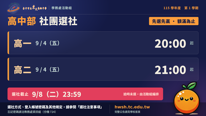 選社說明
